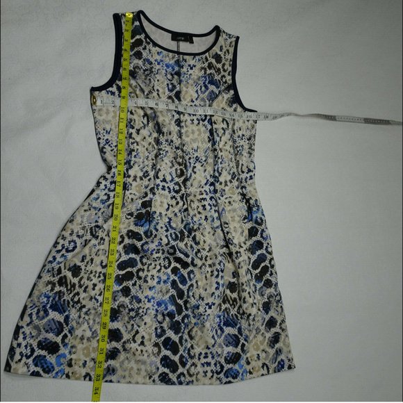 Apt 9 Size M Sleeveless Fit and Flare Animal Snake Print Dress with Pock… - Picture 4 of 11